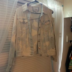 Forever 21 Acid washed & pre-ripped Jean Jacket